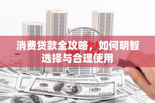 牧野消费贷款全攻略，如何明智选择与合理使用