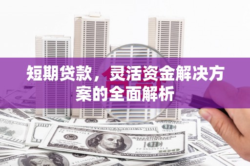 牧野短期贷款，灵活资金解决方案的全面解析