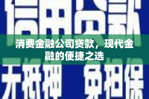 牧野消费金融公司贷款，现代金融的便捷之选