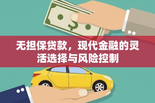 牧野无担保贷款，现代金融的灵活选择与风险控制