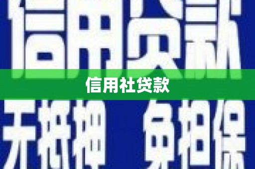 牧野信用社贷款