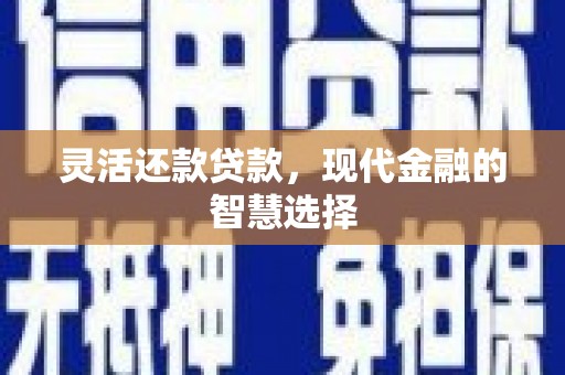 牧野灵活还款贷款，现代金融的智慧选择