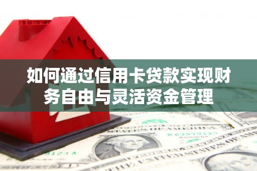 牧野如何通过信用卡贷款实现财务自由与灵活资金管理