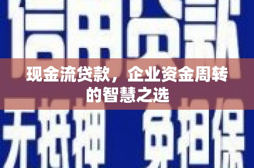 牧野现金流贷款，企业资金周转的智慧之选