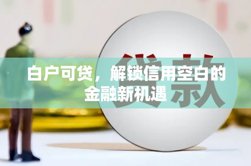 牧野白户可贷，解锁信用空白的金融新机遇