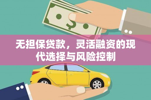 牧野无担保贷款，灵活融资的现代选择与风险控制