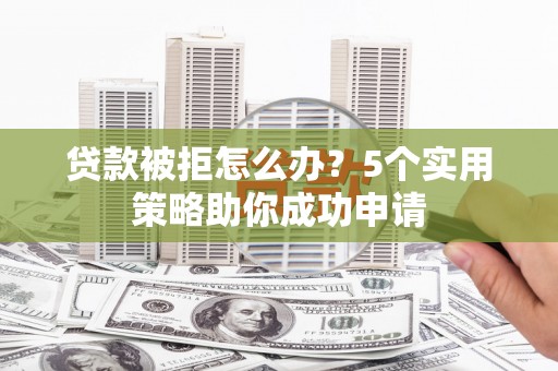 牧野贷款被拒怎么办？5个实用策略助你成功申请
