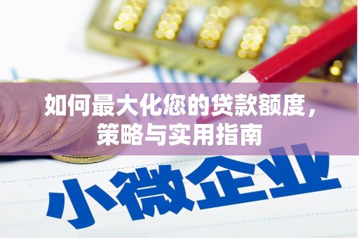 牧野如何最大化您的贷款额度，策略与实用指南