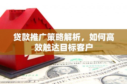 牧野贷款推广策略解析，如何高效触达目标客户