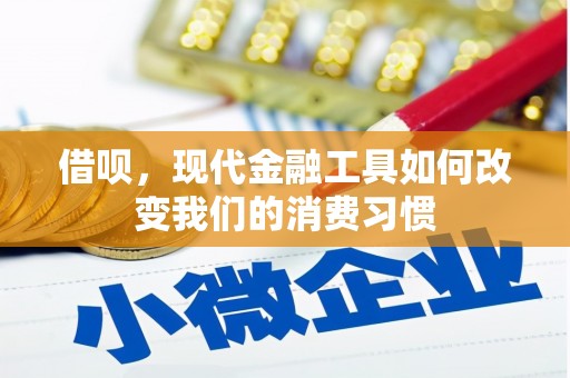 牧野借呗，现代金融工具如何改变我们的消费习惯