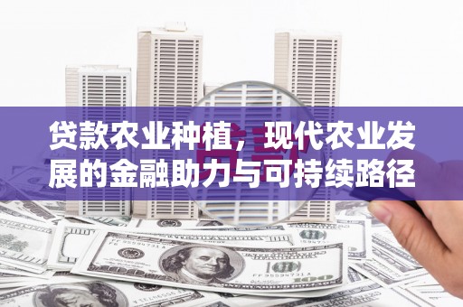 牧野贷款农业种植，现代农业发展的金融助力与可持续路径