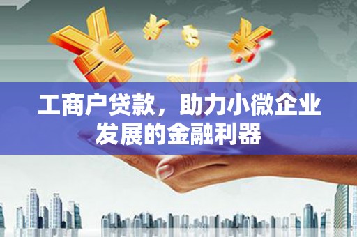 牧野工商户贷款，助力小微企业发展的金融利器