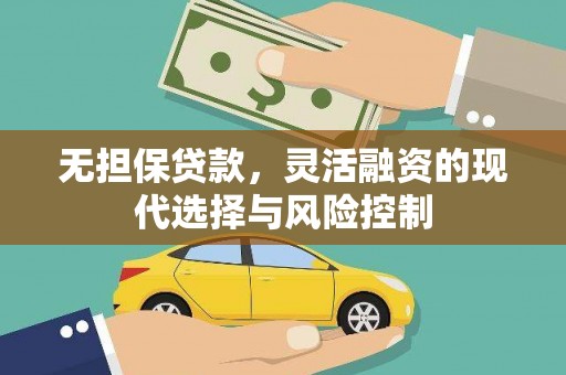牧野无担保贷款，灵活融资的现代选择与风险控制