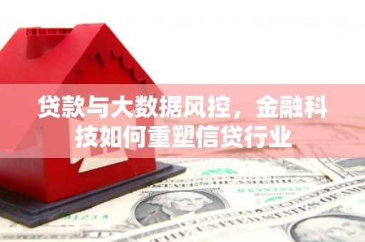 牧野贷款与大数据风控，金融科技如何重塑信贷行业