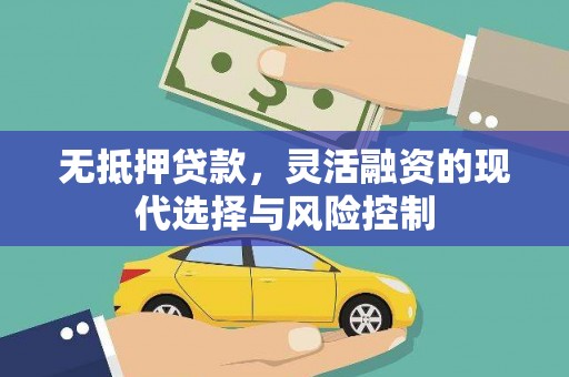 牧野无抵押贷款，灵活融资的现代选择与风险控制