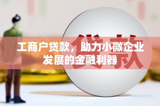 牧野工商户贷款，助力小微企业发展的金融利器