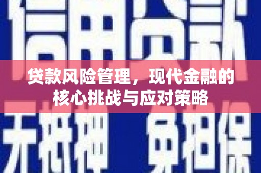 牧野贷款风险管理，现代金融的核心挑战与应对策略
