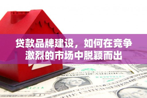 牧野贷款品牌建设，如何在竞争激烈的市场中脱颖而出