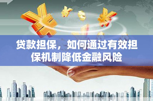 牧野贷款担保，如何通过有效担保机制降低金融风险