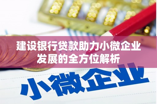 牧野建设银行贷款助力小微企业发展的全方位解析