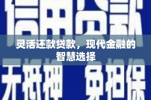 牧野灵活还款贷款，现代金融的智慧选择