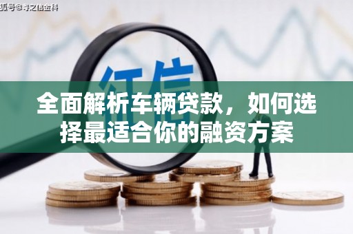 牧野全面解析车辆贷款，如何选择最适合你的融资方案