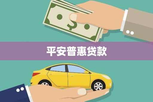 牧野平安普惠贷款
