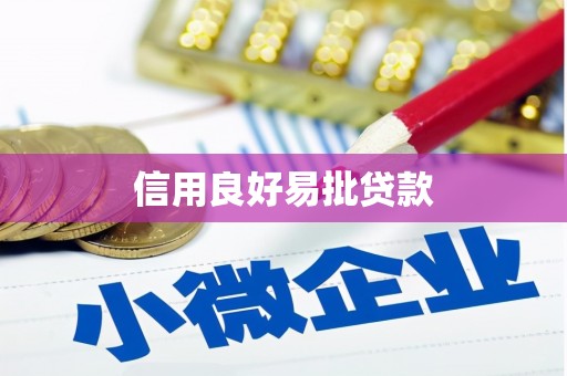 牧野信用良好易批贷款
