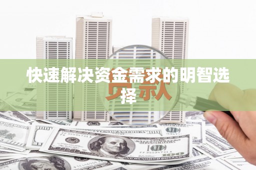 牧野快速解决资金需求的明智选择